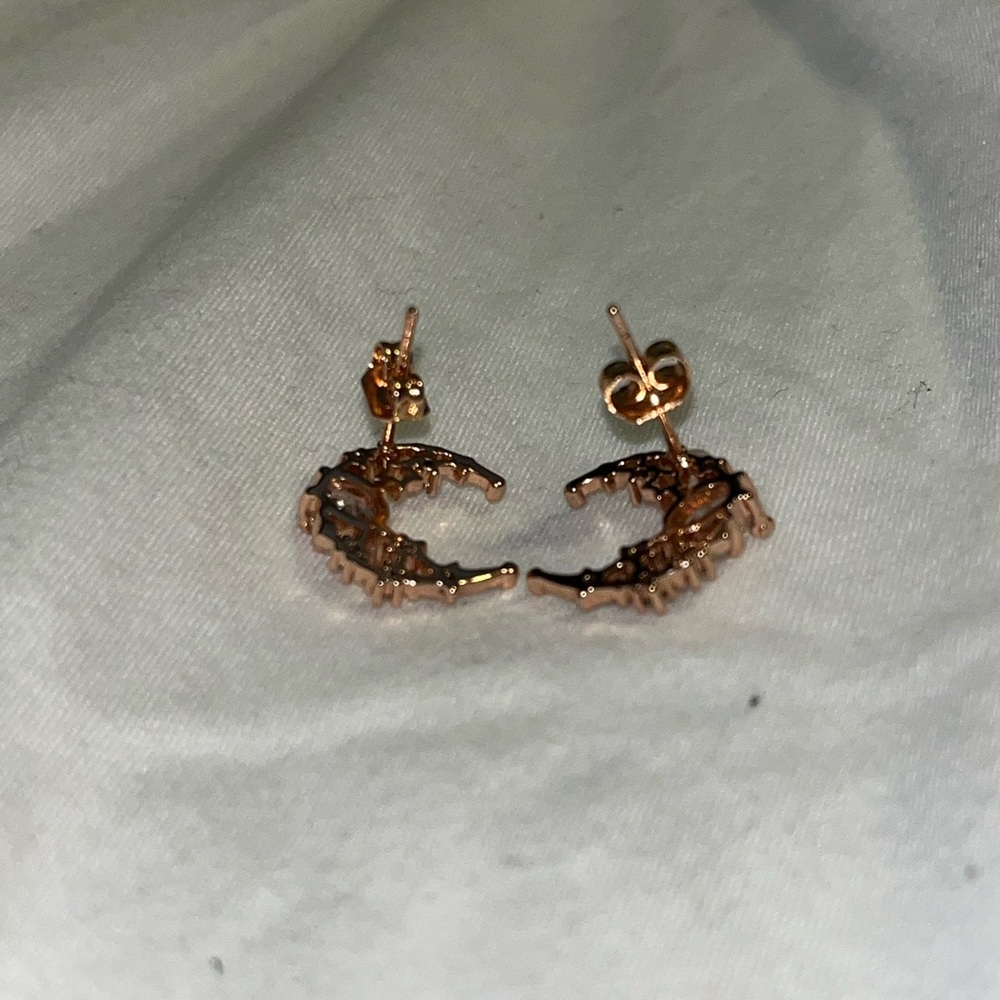 Diamant Moon Earrings View 4